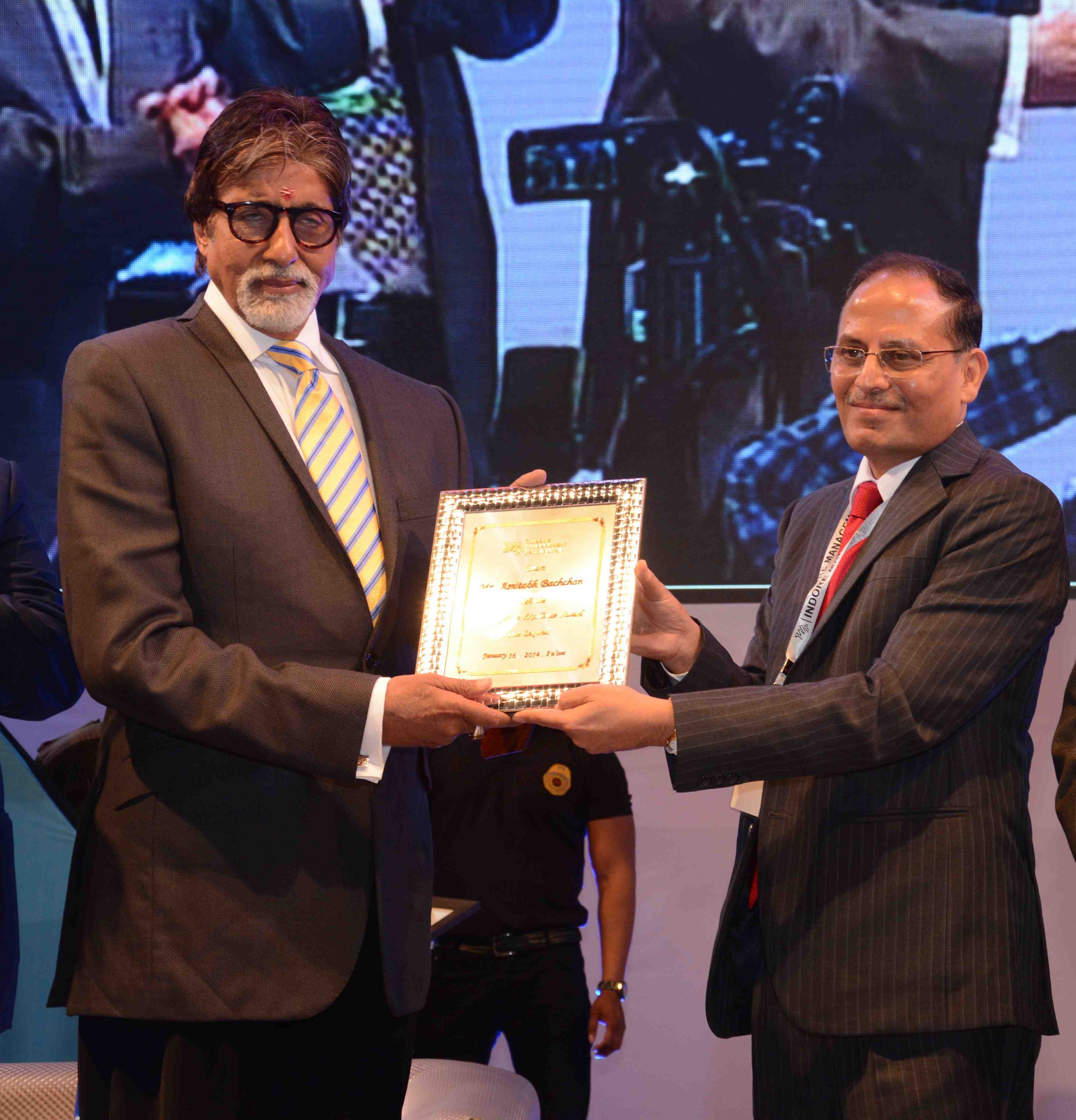 Mr. Amitabh Bachchan, Legendary Film Star (IMA Lifetime Excellence Award - The Legend Awardee 2014)