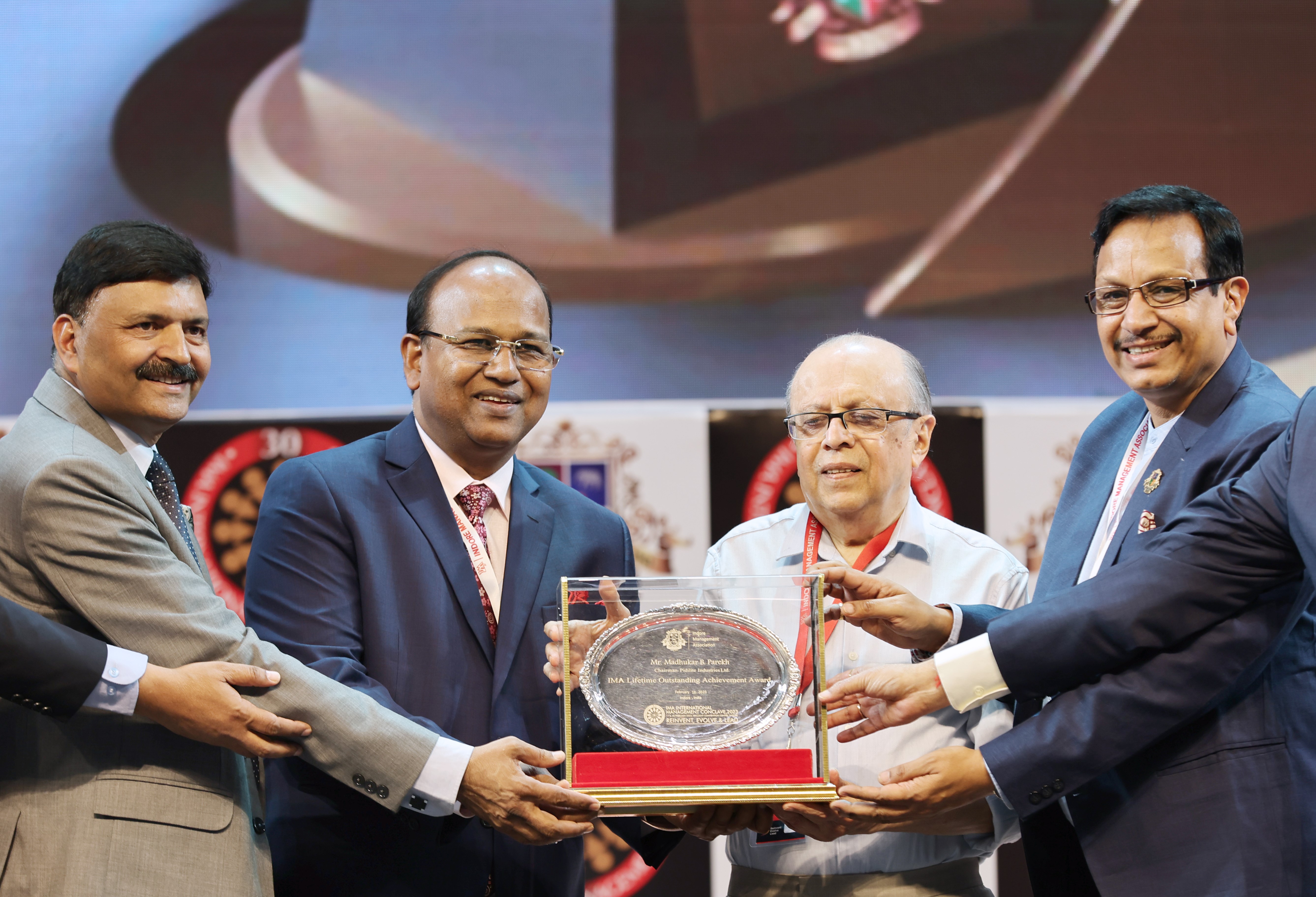 Mr. M. B. Parekh, Chairman, Pidilite Industries (IMA Lifetime Outstanding Achievement Awardee 2023)