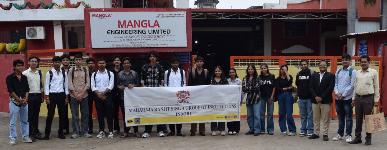 Industry Visit, Mangla Engineering - MRSC College